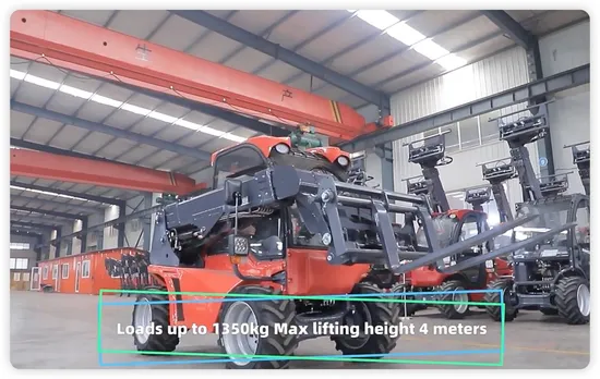 Everun Ert1500 1.35ton 静水圧 EPA4 エンジンミニ伸縮テレハンドラーホイールローダー建設機械用